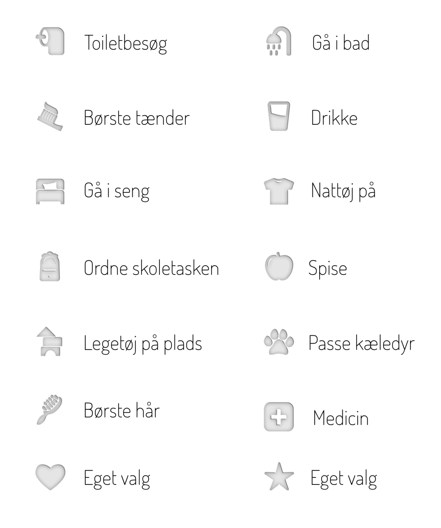 Putteritual symboler med forklaringer
