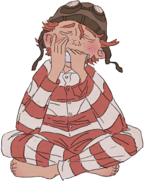 Vilter spiller godnatmelodi på sin mundharmonika