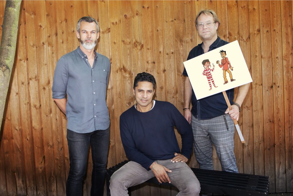 Lars Henriksen Manu Sareen Anders Larson Vilter og Iqbal