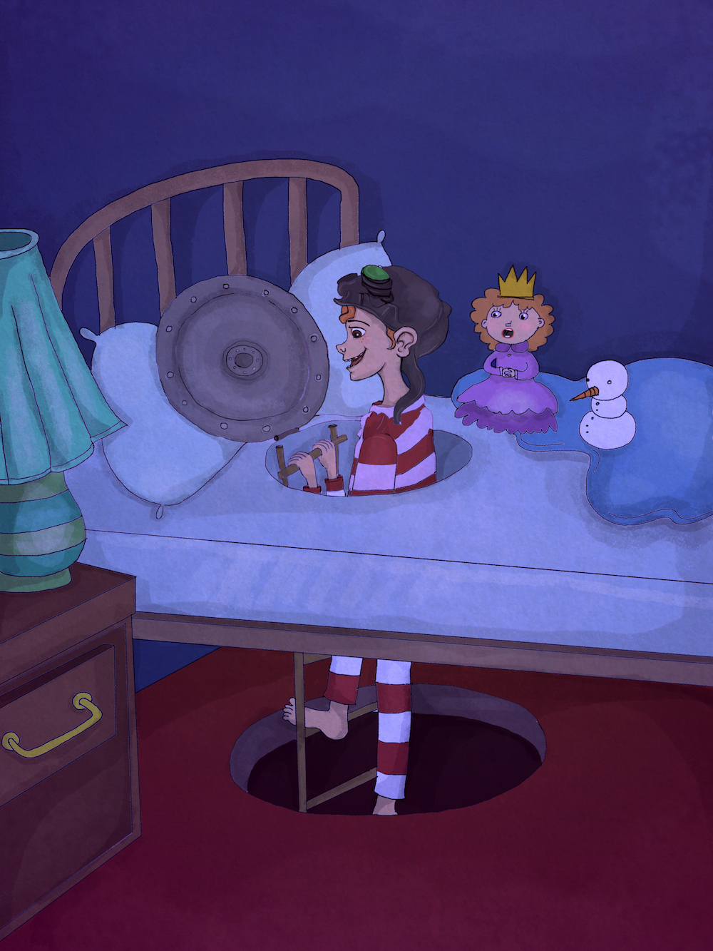 Med Vilters ubåd på jagt efter bamse