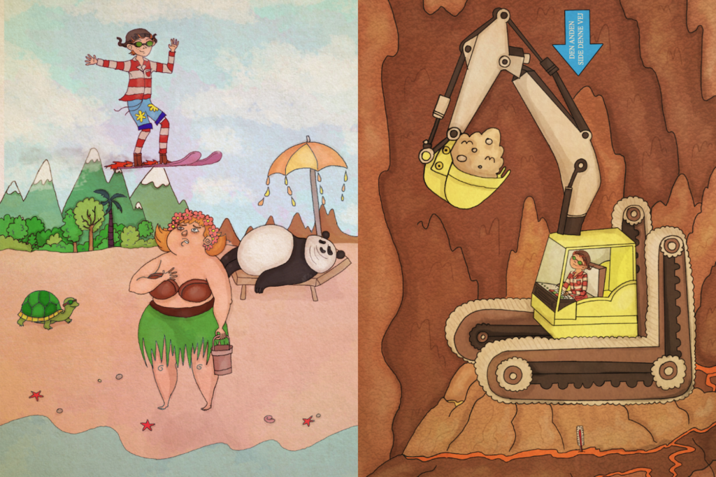 Den nat du gravede hele vejen til den anden side af jordkloden