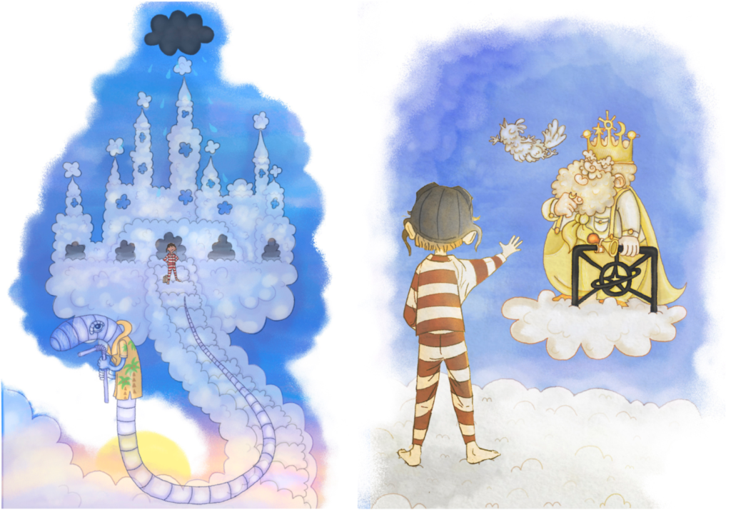 Skykongen Knud og den farlige Regnorm