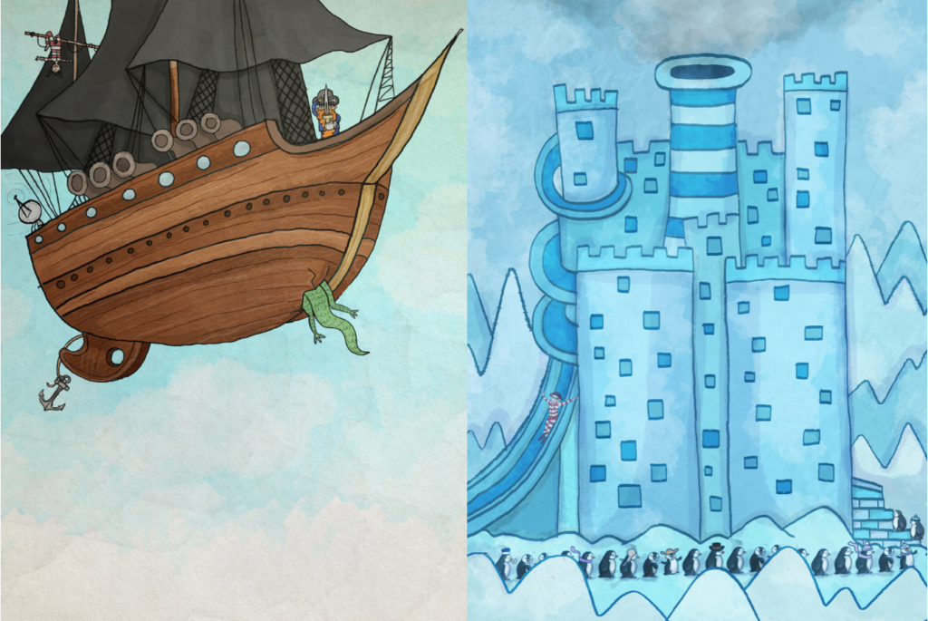 To fartglade drager og en sørøver i gips - del 1 & 2