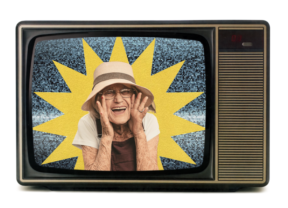 Bedsteforældre på TV i corona-tider