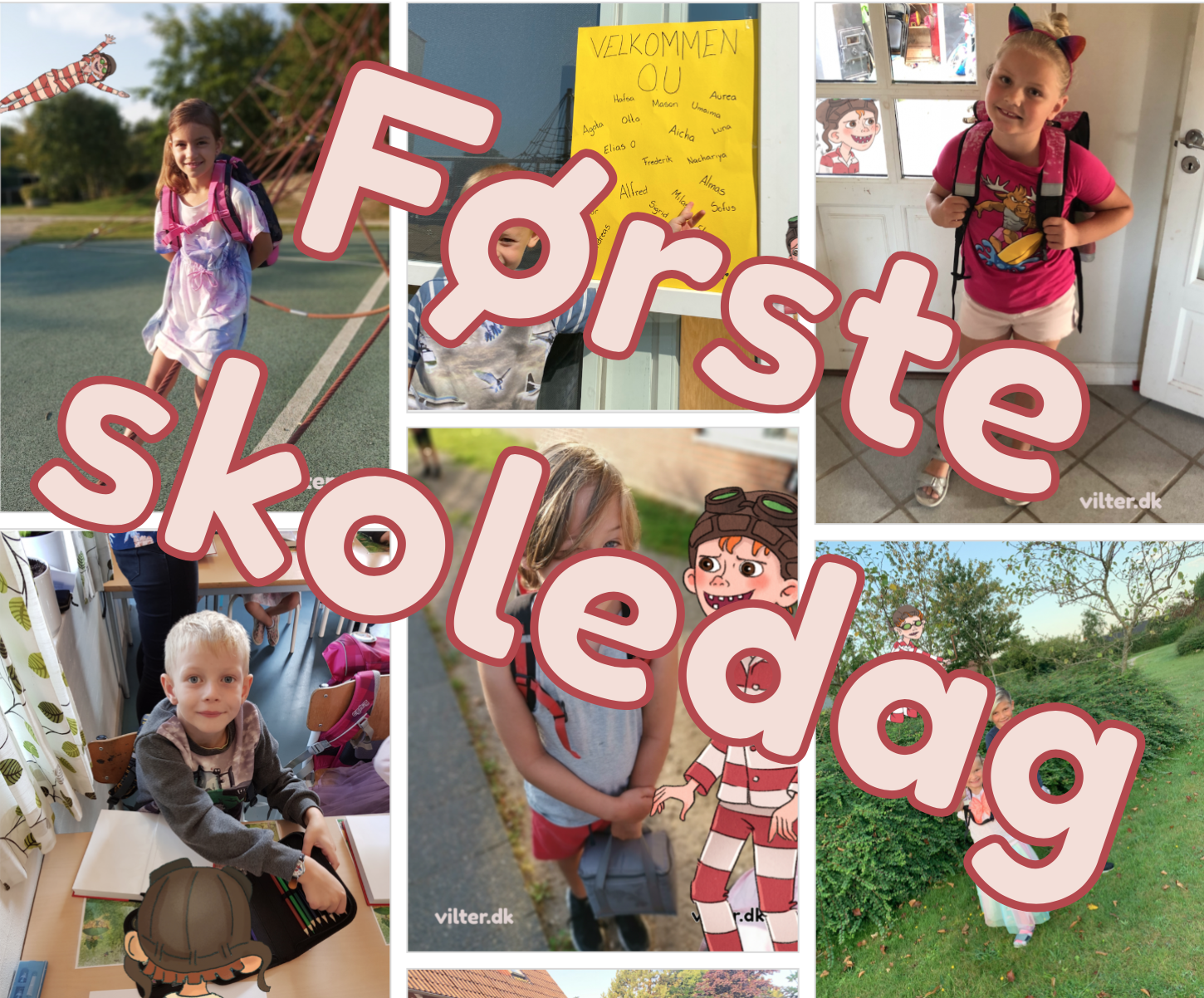 Første skoledag med Vilter