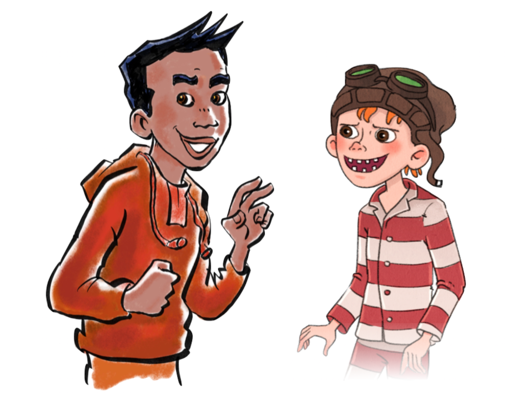 Iqbal og Vilter Ørngot i ny bog med dit barn i hovedrollen