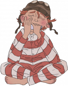 Vilter spiller godnatmelodi på sin mundharmonika