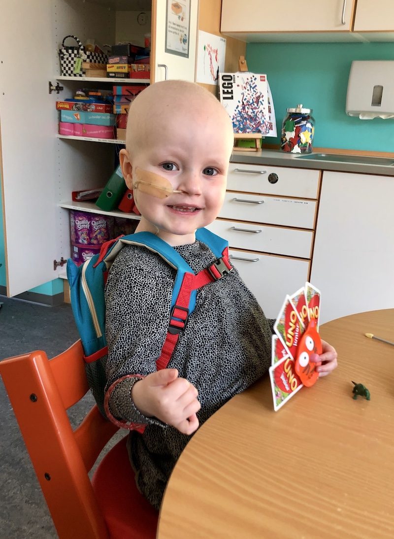 4-årige Gry har leukæmi