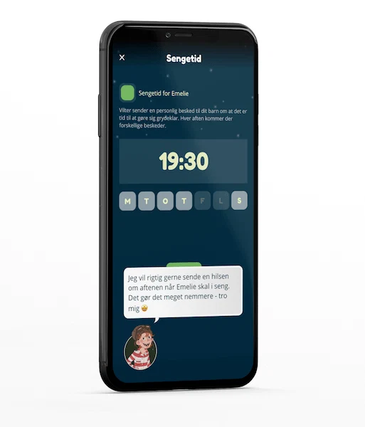 Indstil dit barns sengetid i Vilters Godnathistorier